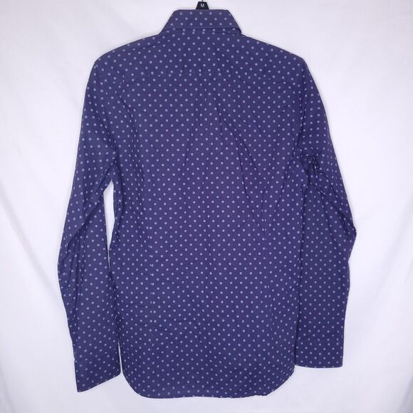 Ted Baker Shirt Mens 2 Small Blue Graphic Print - Picture 5 of 11